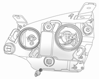 Opel Antara. Glühlampen auswechseln