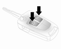 Opel Antara. Schlüssel, Verriegelung