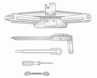 Opel Antara. Wagenwerkzeug