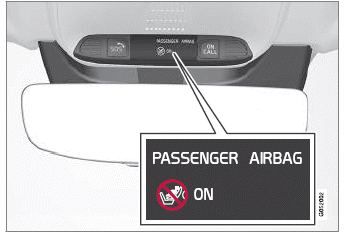 Volvo XC60. Beifahrerairbag aktivieren und deaktivieren