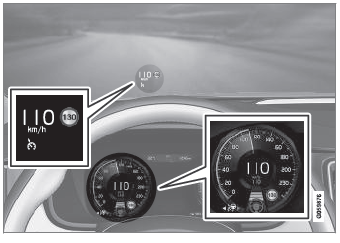 Volvo XC60. Displayanzeige zu Pilot Assist