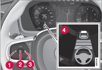 Volvo XC60. Pilot Assist deaktivieren