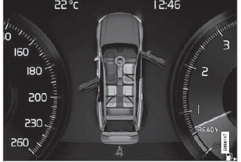 Volvo XC60. Tür- und Gurterinnerung