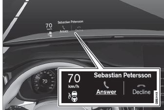 Volvo XC60. Head-Up-Display