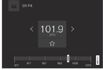 Volvo XC60. Radiosender suchen 
