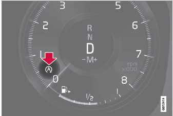 Volvo XC60. Fahren mit der Start/Stop-Funktion