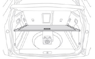 Peugeot 5008. Kofferraumboden (2 Stellungen)