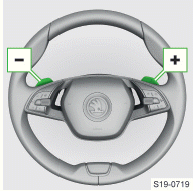 Skoda Kodiaq. Mit den Schaltwippen am Lenkrad manuell schalten
