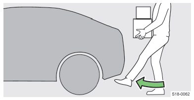 Skoda Kodiaq. Klappe öffnen/schließen