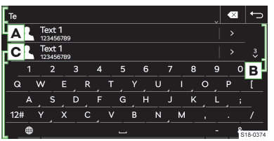 Skoda Kodiaq. Tastaturübersicht