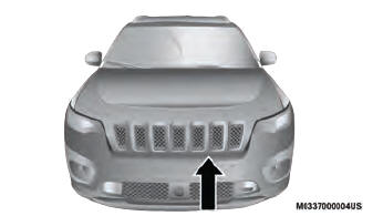 Jeep Cherokee. Motorhaube